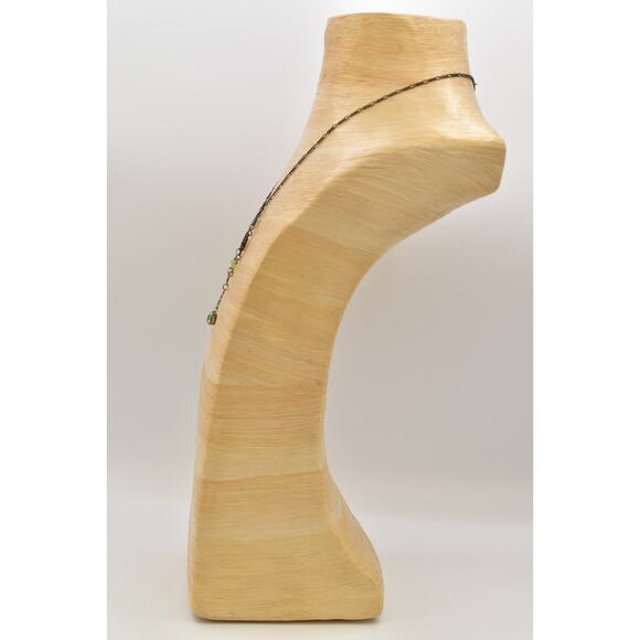 Sadie Green Vintage Crystal Collar Y Drop Silver Prong Rhinestone Signed Bin6B - Picture 8 of 12